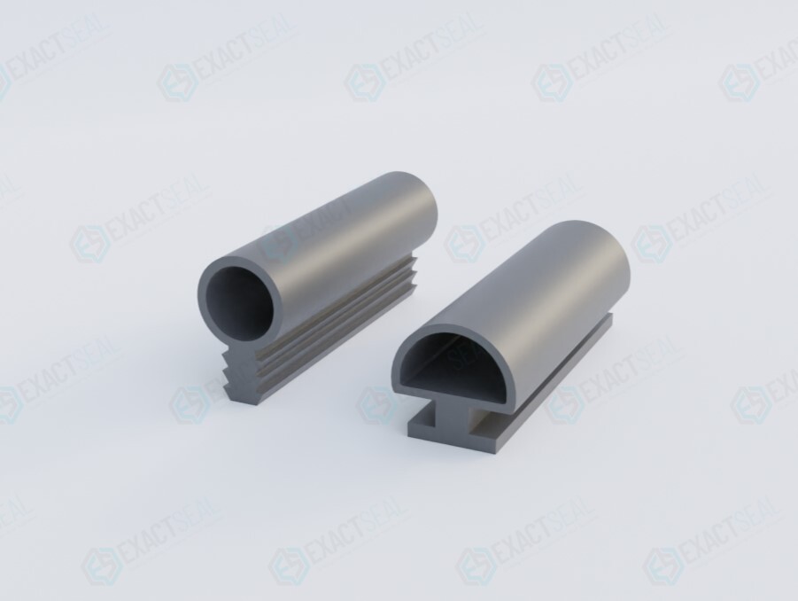 Extruded Rubber Bulb Seal Profile made of EPDM, Neoprene, Silicone, etc. - Exactseal