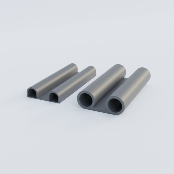 Silicone Double Bulb Seal Gaskets - Exactseal Inc